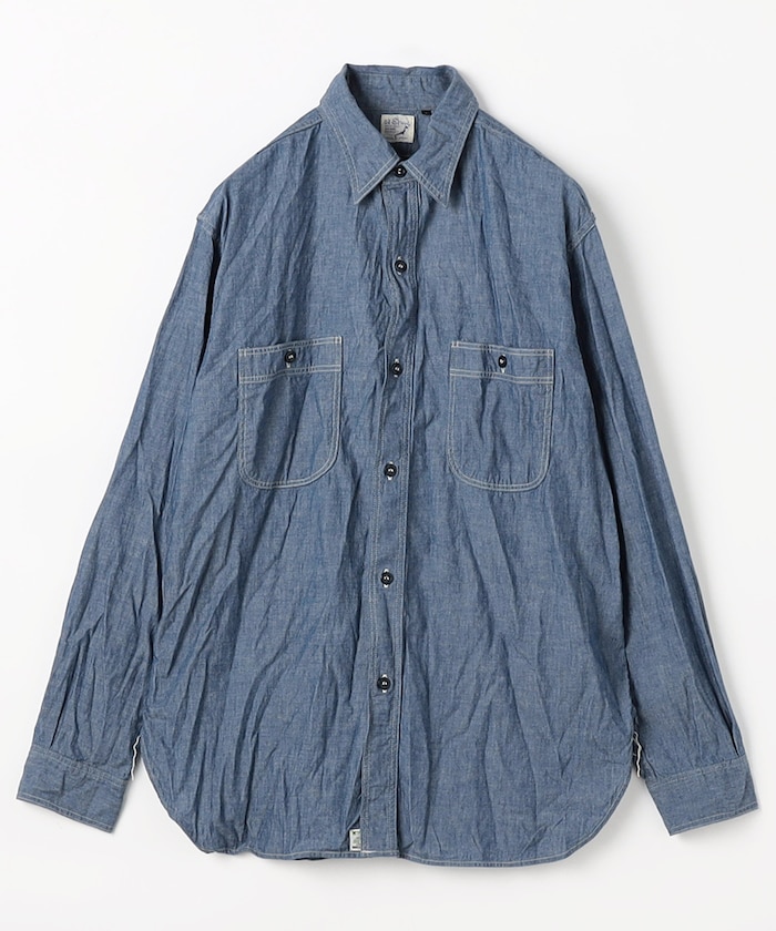 RELAX FIT CHAMBRAY WORK SHIRT