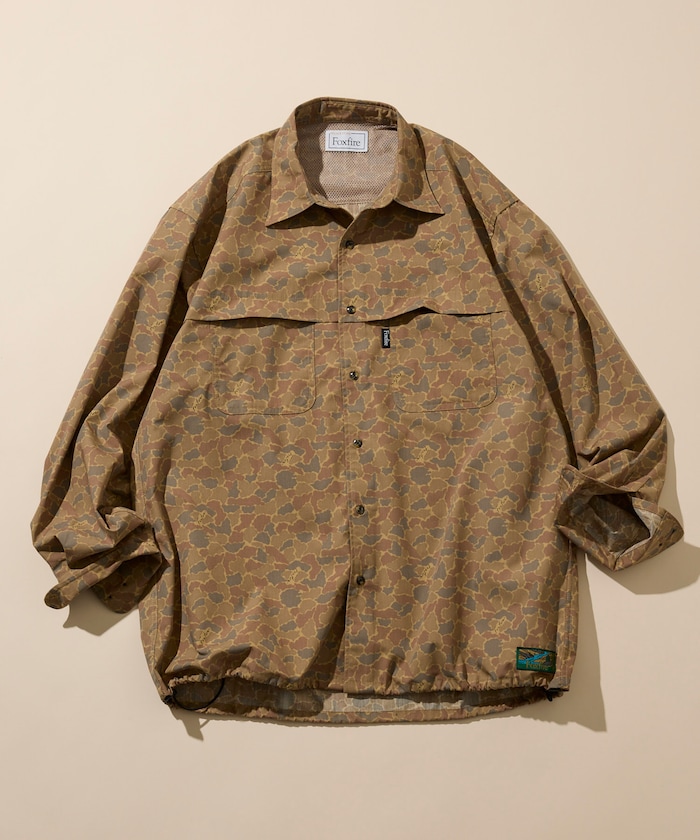 Foxfire/別注 フィッシングポケット ロングスリーブ スピンドルシャツ