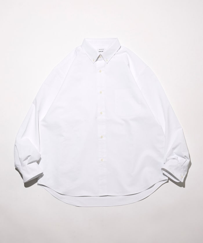 AIRDRY HIGH TECHYARN 高機能素材 オックスフォード ボタンダウンシャツ ロングスリーブ