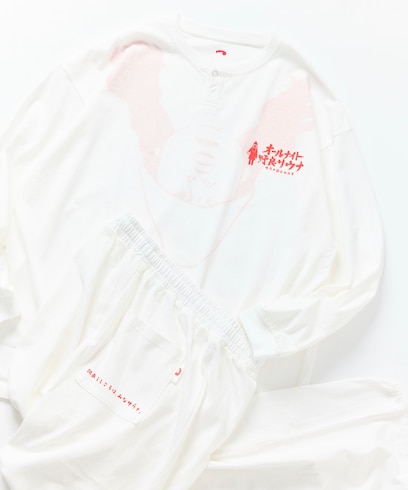 別注 KANNAIGI × サウナ田ヒロユキ プリント ロングスリーブセットアップ【クリエイターズ・ファイル】