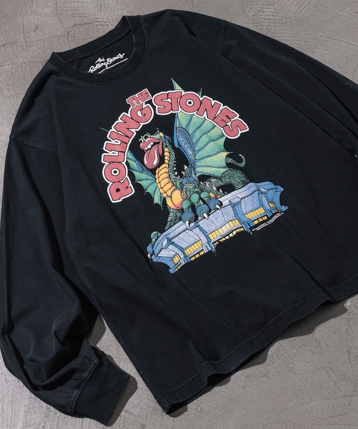 【EXCLUSIVE】The Rolling Stones S/S Tee ローリングストーンズ フロントプリント ロングスリーブ Tシャツ