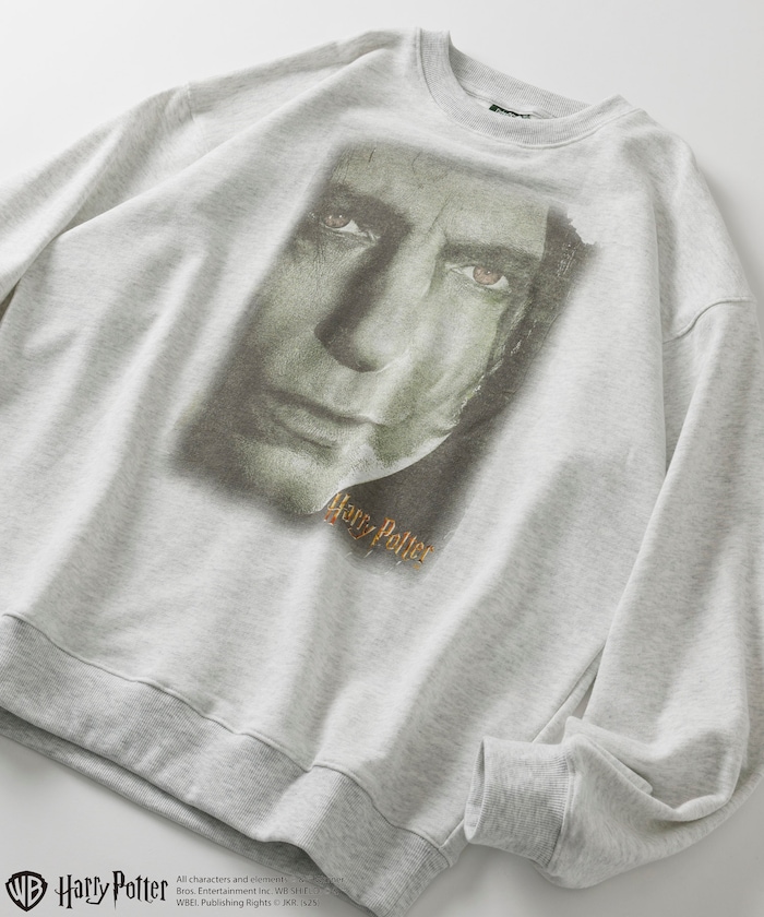 Harry Potter/ハリー・ポッター スネイプ フロントプリント クルーネックスウェット
