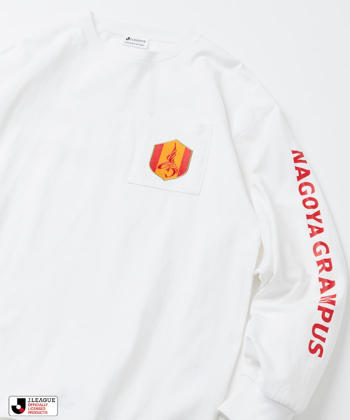 J.LEAGUE × FREAK’S STORE 別注 SUPPORTERS LONG SLEEVE TEE【名古屋グランパス】