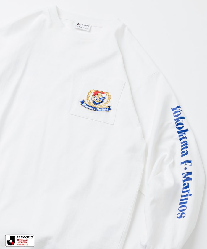 J.LEAGUE × FREAK’S STORE 別注 SUPPORTERS LONG SLEEVE TEE【横浜Ｆ・マリノス】