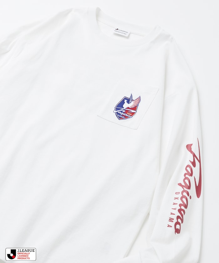 J.LEAGUE × FREAK’S STORE 別注 SUPPORTERS LONG SLEEVE TEE【ファジアーノ岡山】