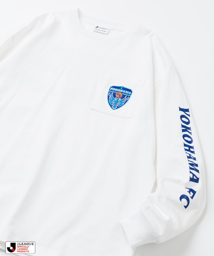 J.LEAGUE × FREAK’S STORE 別注 SUPPORTERS LONG SLEEVE TEE【横浜ＦＣ】