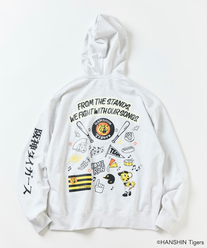 【10月9日12:00販売開始】FREAK'S STORE BASEBALL UNION 阪神タイガースZIP HOODIE