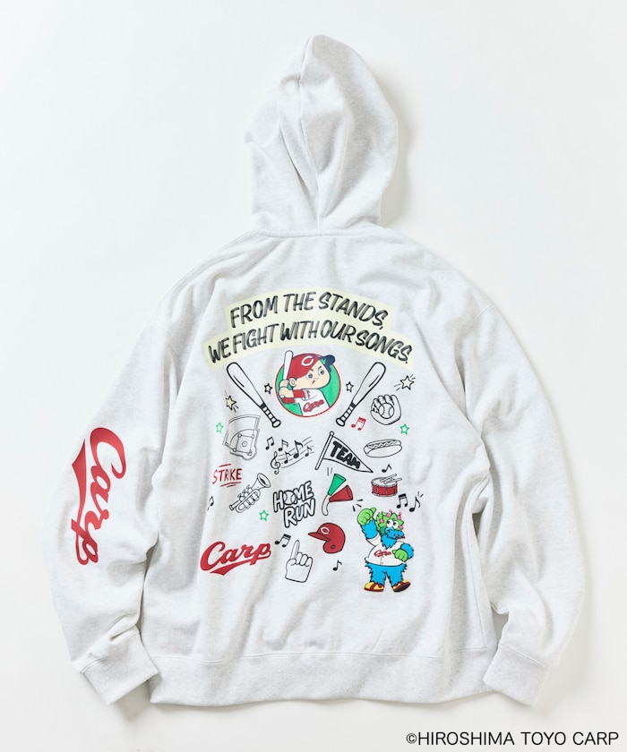 【10月9日12:00販売開始】FREAK'S STORE BASEBALL UNION 広島東洋カープZIP HOODIE