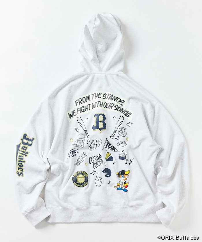 【10月9日12:00販売開始】 FREAK'S STORE BASEBALL UNIONオリックス・バファローズZIPHOODIE