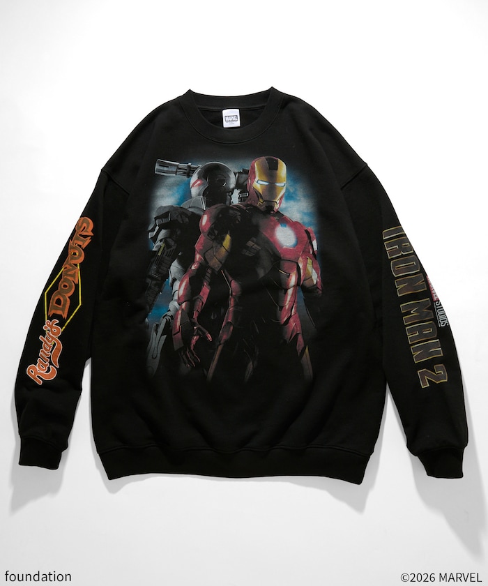 【1/23(金)12:00～販売開始】 IRON MAN2/ Randys Donuts SWEAT BK