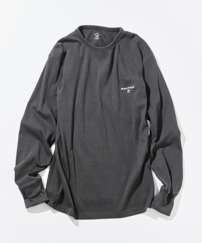 Essential タイトフィット L/S クルーネック ピグメントTシャツ