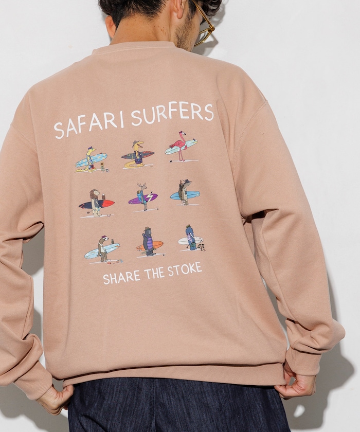Safari Surfers SWT / サファリサーファーズ クルーネックスウェット