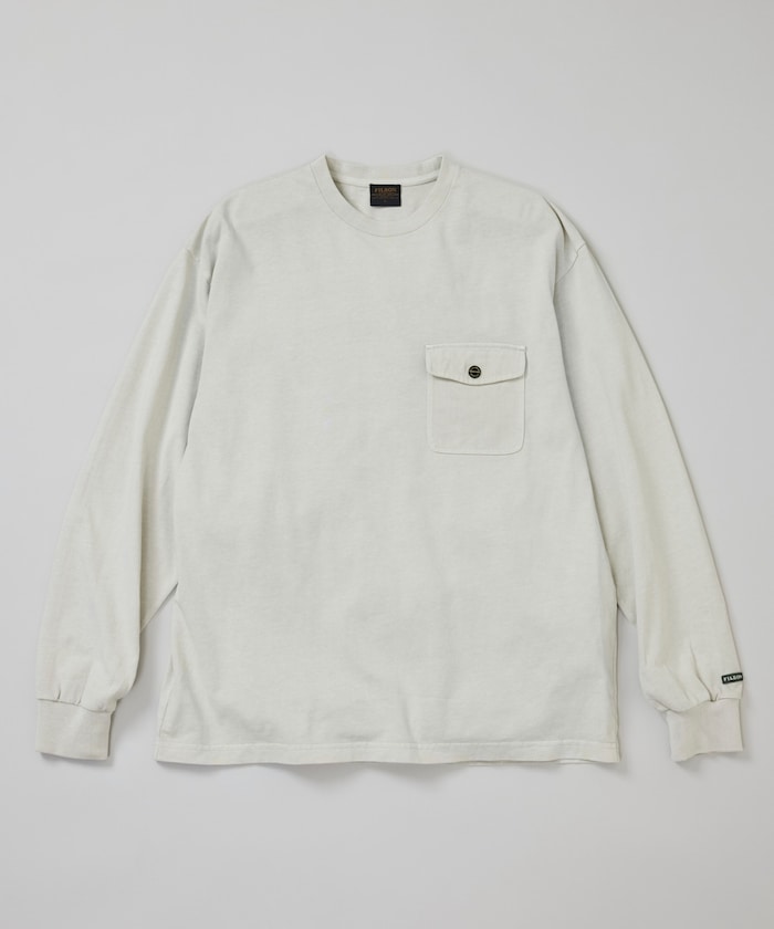 【10月30日12:00販売開始】TWILL POCKET GARMENT DYE L/S TEE