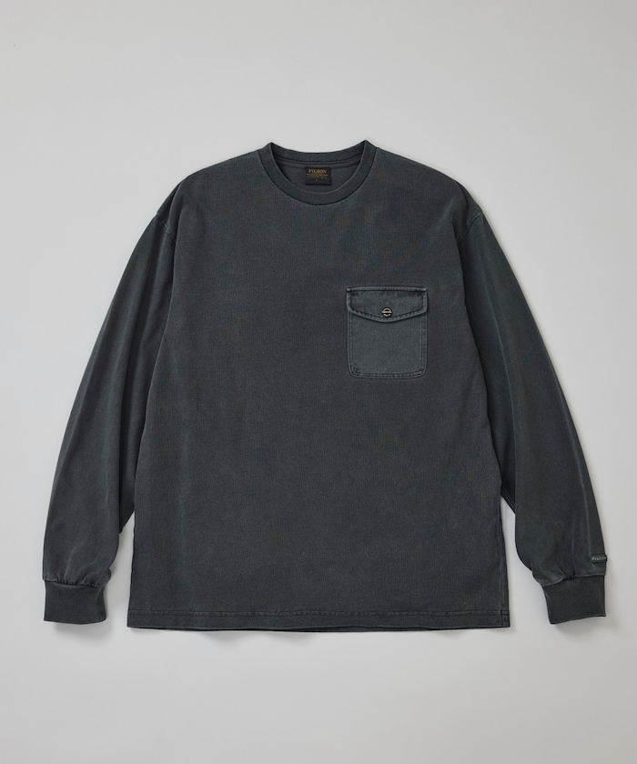 【10月30日12:00販売開始】TWILL POCKET GARMENT DYE L/S TEE