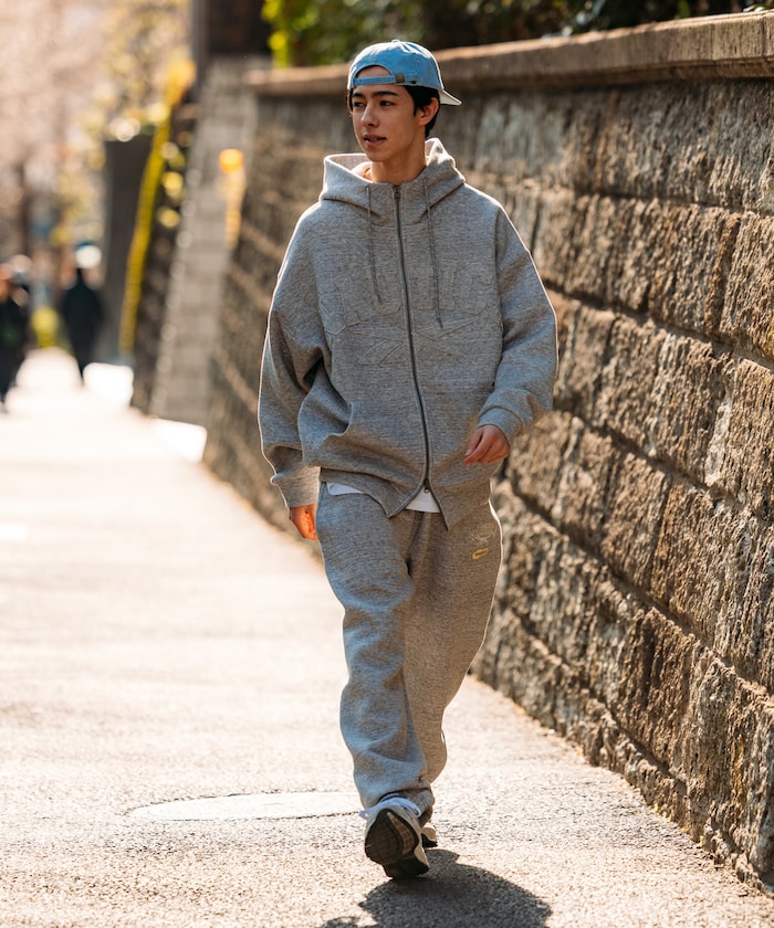 NAUTICA/【Exclusive】ダブルネーム アーチロゴ ダンボール ジップ