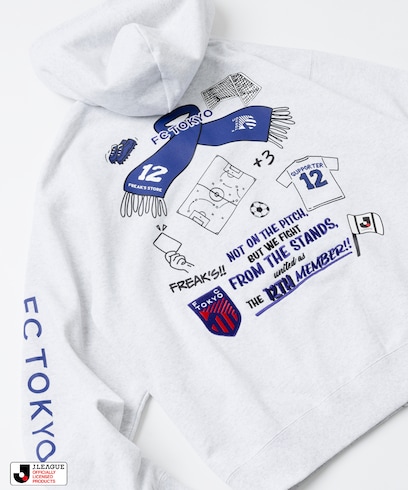 J.LEAGUE × FREAK’S STORE 別注SUPPORTERS ZIP HOODIE【ＦＣ東京】