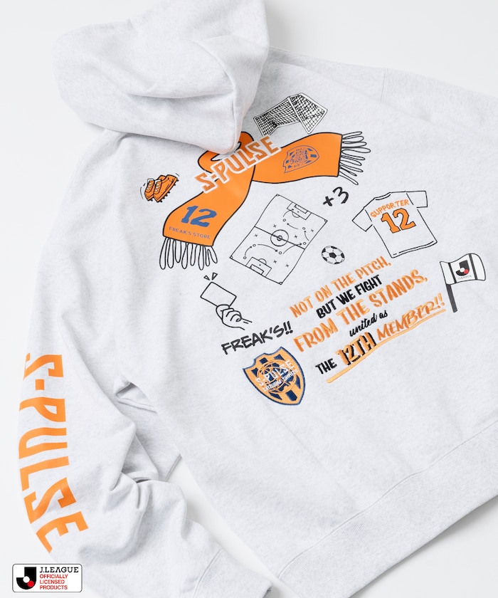 J.LEAGUE × FREAK’S STORE 別注SUPPORTERS ZIP HOODIE【清水エスパルス】