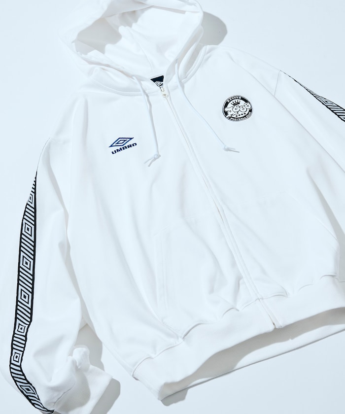 【新品未開封】UMBRO × Aooo ジップフーディー/裏毛 白XL パーカー UMBRO/UMBRO × Aooo ジップフーディー/裏毛｜Daytona Park(FREAK'S
