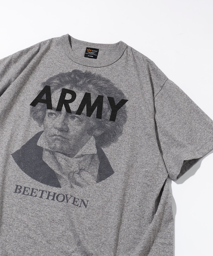 別注 ARMY ベートーベン プリントTシャツ