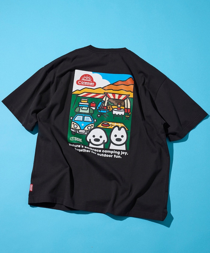Coleman×matsui×FREAK'S STORE 別注 バックプリント クルーネックTシャツ/Camping Joy