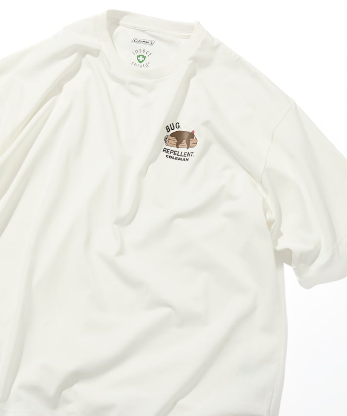 Coleman × FREAK'S STORE / コールマン 別注 ワンポイントロゴ インセクトシールド Tシャツ