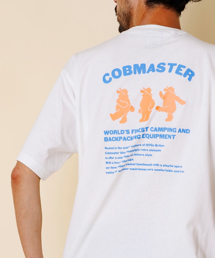 別注 コブマスター ヒストリー ロゴ クルーネックTシャツ