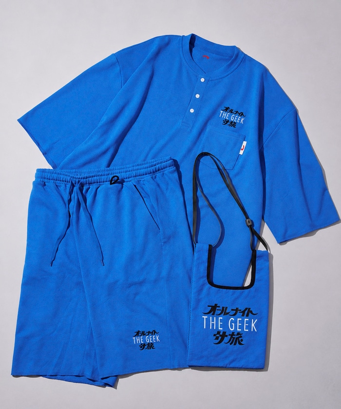 SAUVENIR×FREAK'S STORE 別注 オールナイトサウナ 「THE GEEK」 サ旅 ショルダーバッグ付き KANNAIGI 裏毛