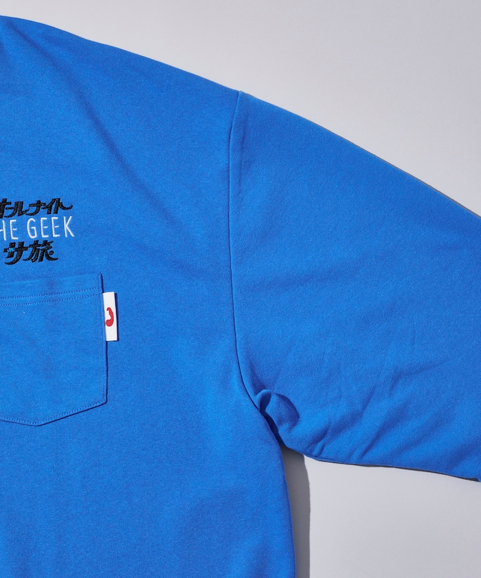 別注 桑拿旅行附單肩包「THE GEEK」館內服 刷毛大學T