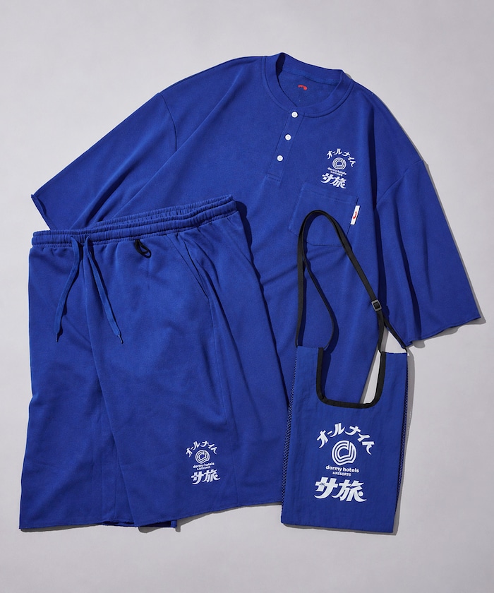 SAUVENIR×FREAK'S STORE 別注 オールナイトサウナ 「共立リゾート」 サ旅 ショルダーバッグ付き KANNAIGI 裏毛
