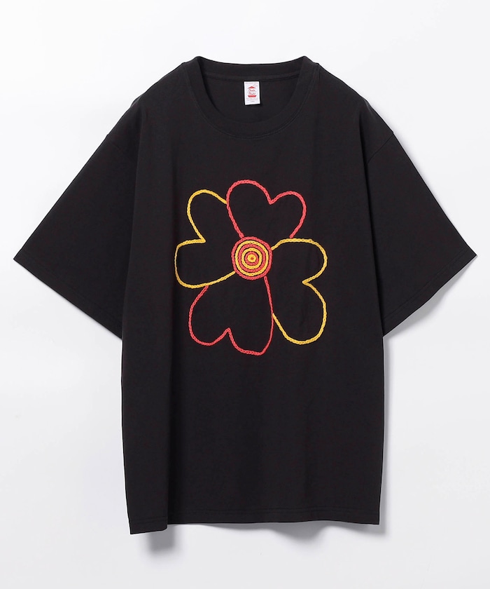 CC 'FLOWER WITH LOVE' HAND EMBROIDARY S/S TEE
