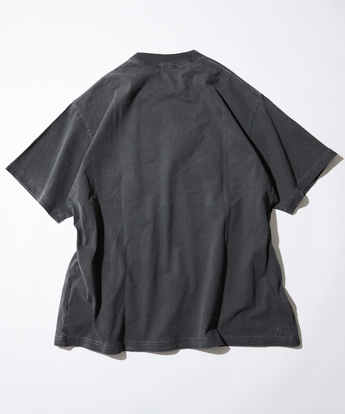 L GRAY×BLACK☆depsアーチロゴTEE☆deps ARCH LOGO R/S TEE☆七