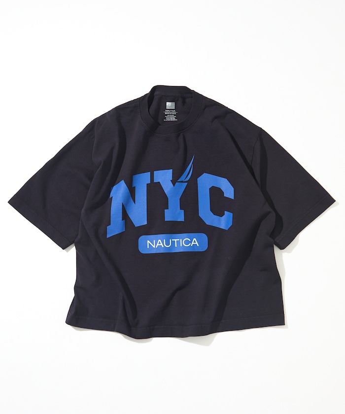 【5月29日 12:00販売開始】Made in U.S.A ヘビーウェイト オーバーサイズ クルーネック プリントTシャツ type 2