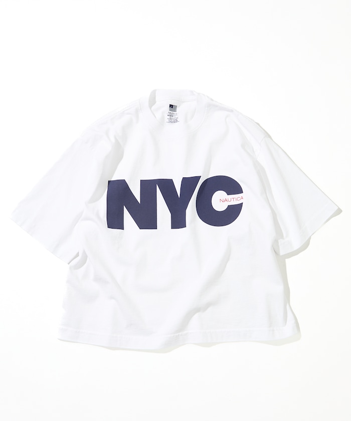 【5月29日 12:00販売開始】Made in U.S.A ヘビーウェイト オーバーサイズ クルーネック プリントTシャツ type 3