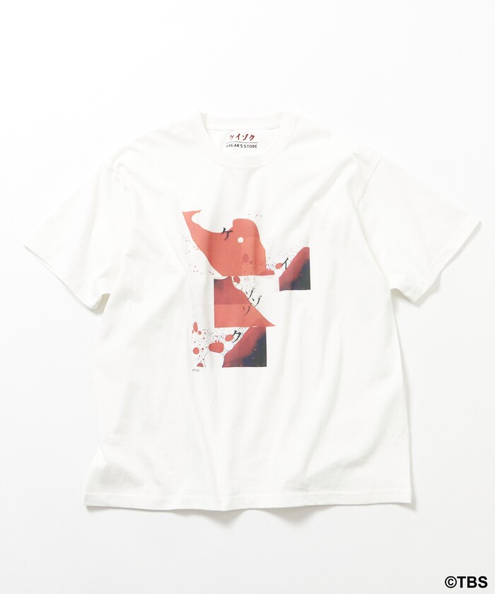 【3月13日12:00発売】TBSドラマ『ケイゾク』コラボ 「LOGO」 コラージュアートプリント ショートスリーブ クルーネックTシャツ