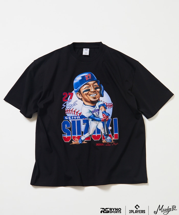 【3月5日12:00発売】MLB PLAYERS× RYNO SPORTS ×FREAK’S STORE 別注 【SUZUKI】GRAPHIC TEE