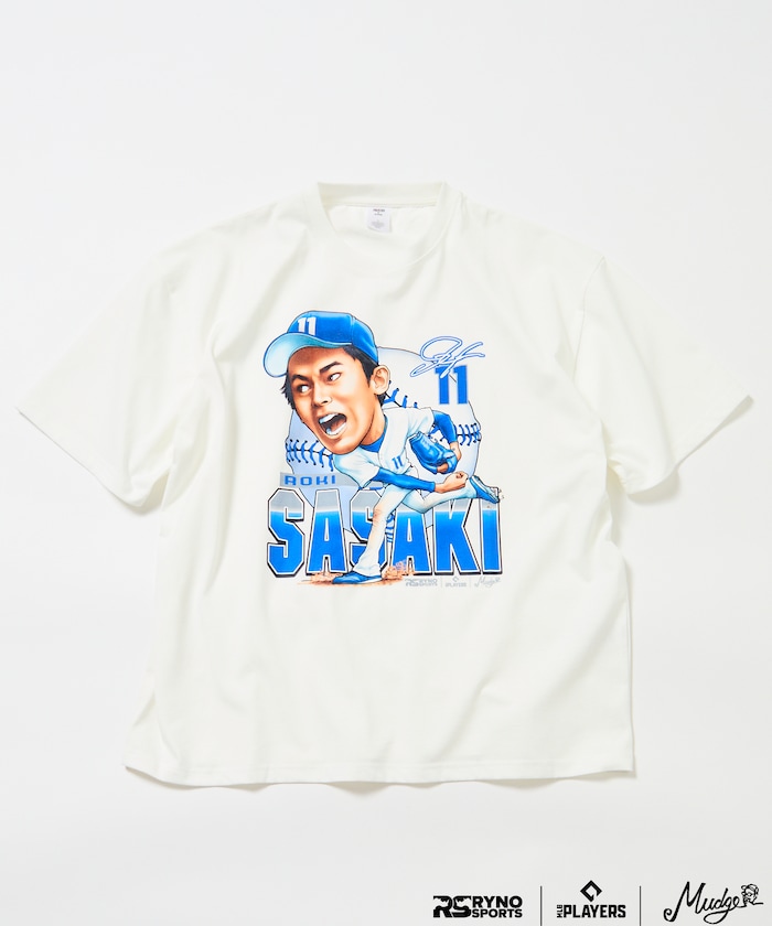 【3月5日12:00発売】MLB PLAYERS× RYNO SPORTS ×FREAK’S STORE 別注 【SASAKI】GRAPHIC TEE