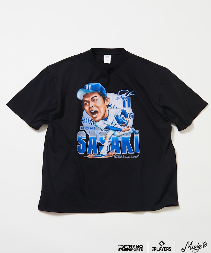 【3月5日12:00発売】MLB PLAYERS× RYNO SPORTS ×FREAK’S STORE 別注 【SASAKI】GRAPHIC TEE