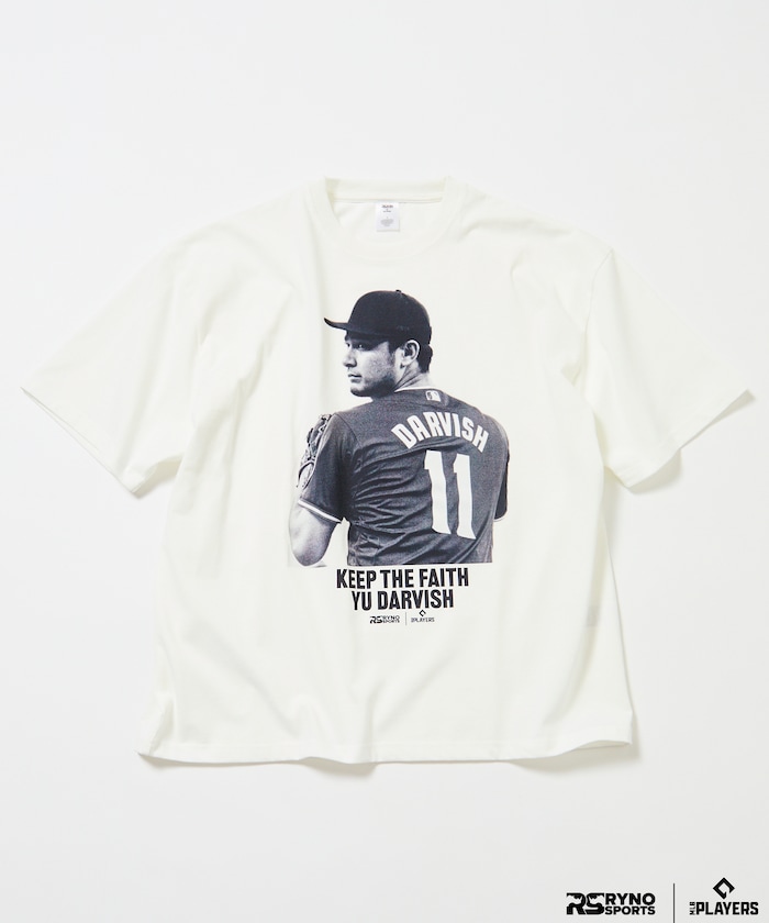 【3月5日12:00発売】MLB PLAYERS× RYNO SPORTS ×FREAK’S STORE 別注 【DARVISH】CLOSE UP PHOTO TEE