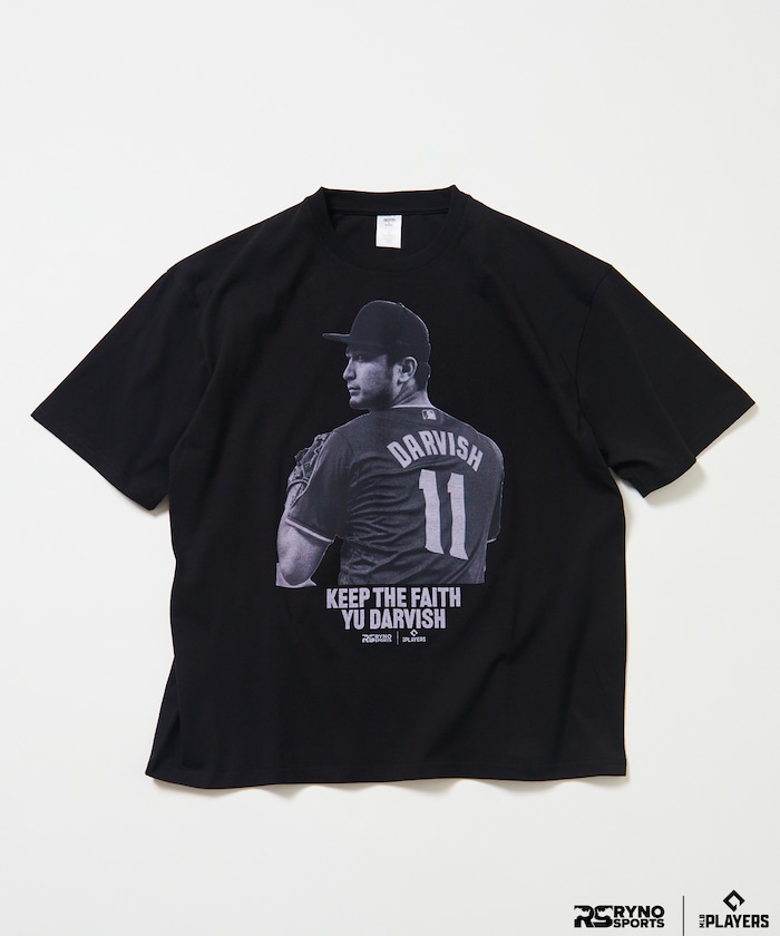 【3月5日12:00発売】MLB PLAYERS× RYNO SPORTS ×FREAK’S STORE 別注 【DARVISH】CLOSE UP PHOTO TEE