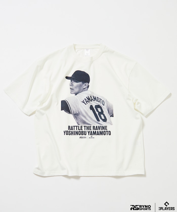 【3月5日12:00発売】MLB PLAYERS× RYNO SPORTS ×FREAK’S STORE 別注 【YAMAMOTO】CLOSE UP PHOTO TEE
