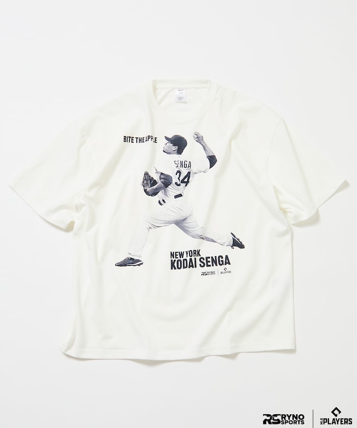 【3月5日12:00発売】MLB PLAYERS× RYNO SPORTS ×FREAK’S STORE 別注 【SENGA】WIDE SHOT PHOTO TEE