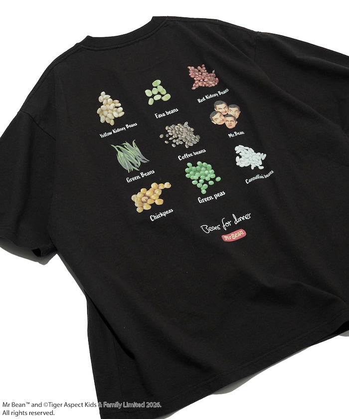 Mr. Bean/ミスタービーン Beans Tee／ビーンズ クルーネック バックプリントTシャツ