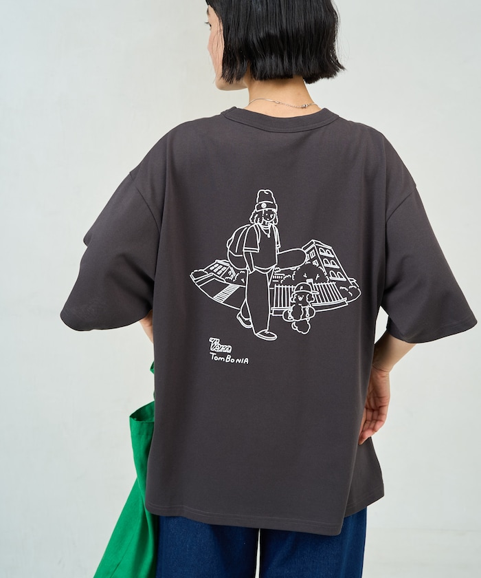 FREAK'S STORE/tombonia/トムボニア バックプリント クルーネック