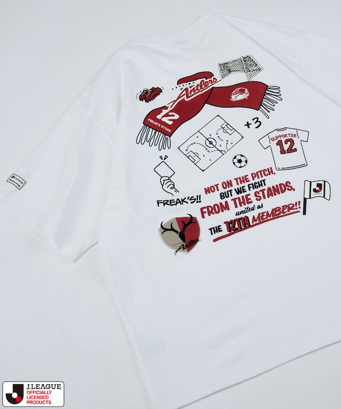 【5月15日 12:00販売開始】J.LEAGUE × FREAK’S STORE 別注 SUPPORTERS SHORT SLEEVE TEE【鹿島アントラーズ】
