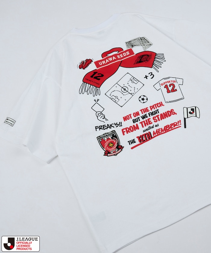 【5月15日 12:00販売開始】J.LEAGUE × FREAK’S STORE 別注SUPPORTERS SHORT SLEEVE TEE【浦和レッズ】