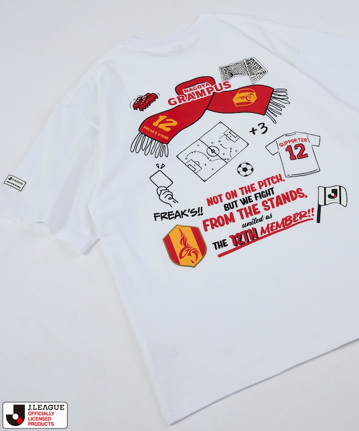【5月15日 12:00販売開始】J.LEAGUE × FREAK’S STORE 別注SUPPORTERS SHORT SLEEVE TEE 【名古屋グランパス】