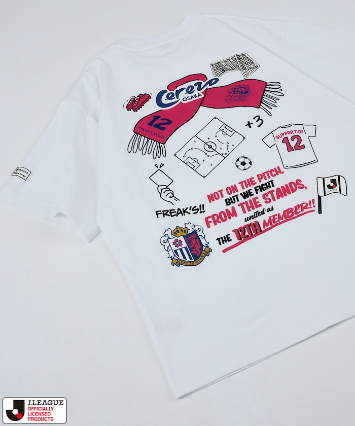 【5月15日 12:00販売開始】J.LEAGUE × FREAK’S STORE 別注SUPPORTERS SHORT SLEEVE TEE【セレッソ大阪】