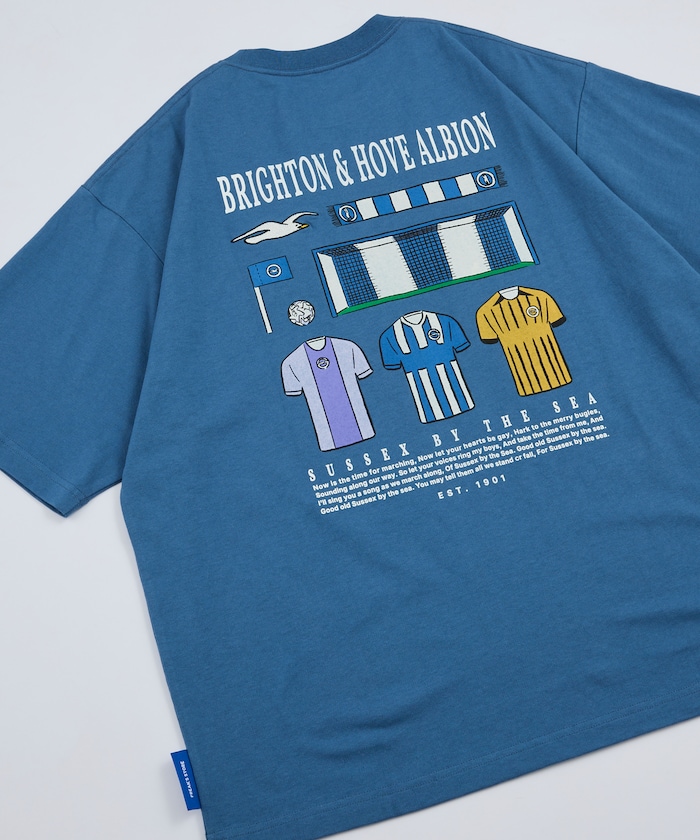 【5/22 12:00~発売】Brighton & Hove Albion FC - SEAGULLS UNIFORM GRAPHIC TEE