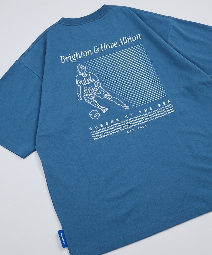 【5/22 12:00~発売】Brighton & Hove Albion FC - SEAGULLS PLAYER LINE TEE