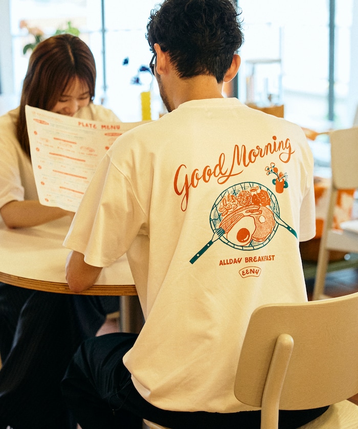 EENY × FREAK'S STORE マルチファンクション バックプリント スピンドルTシャツ